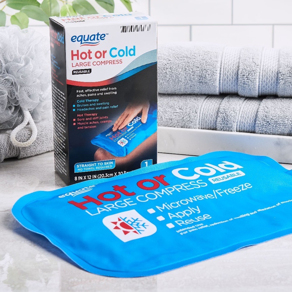 Large Reusable Hot Cold Compress Pack 8 x 12 Inches