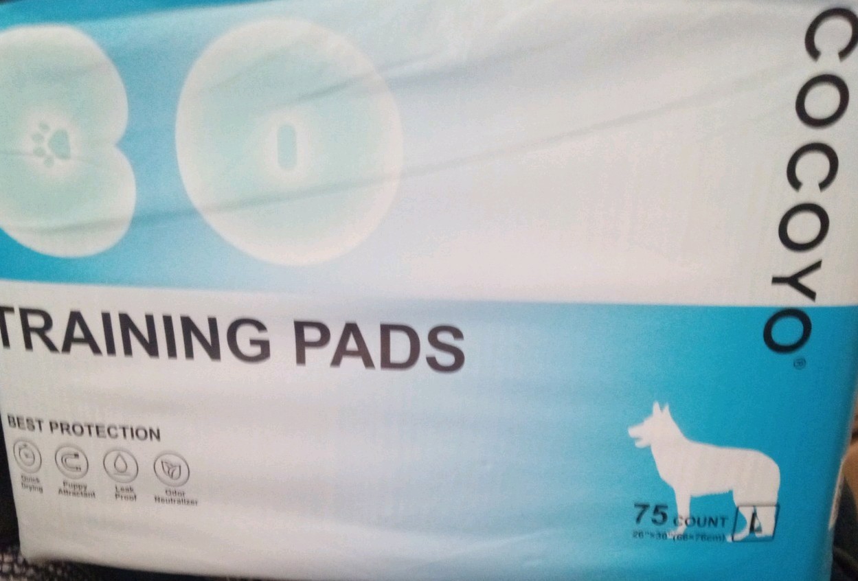 Larger Pet Training pads 75 Count 26×30