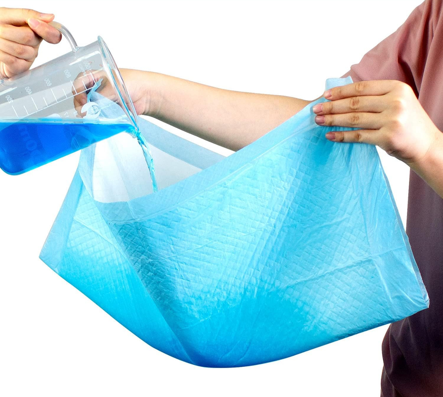 Dog Puppy Pee Pads 22×22 Leak-Proof 5-Layer Super Absorbent Quick-Dry 100 Ct