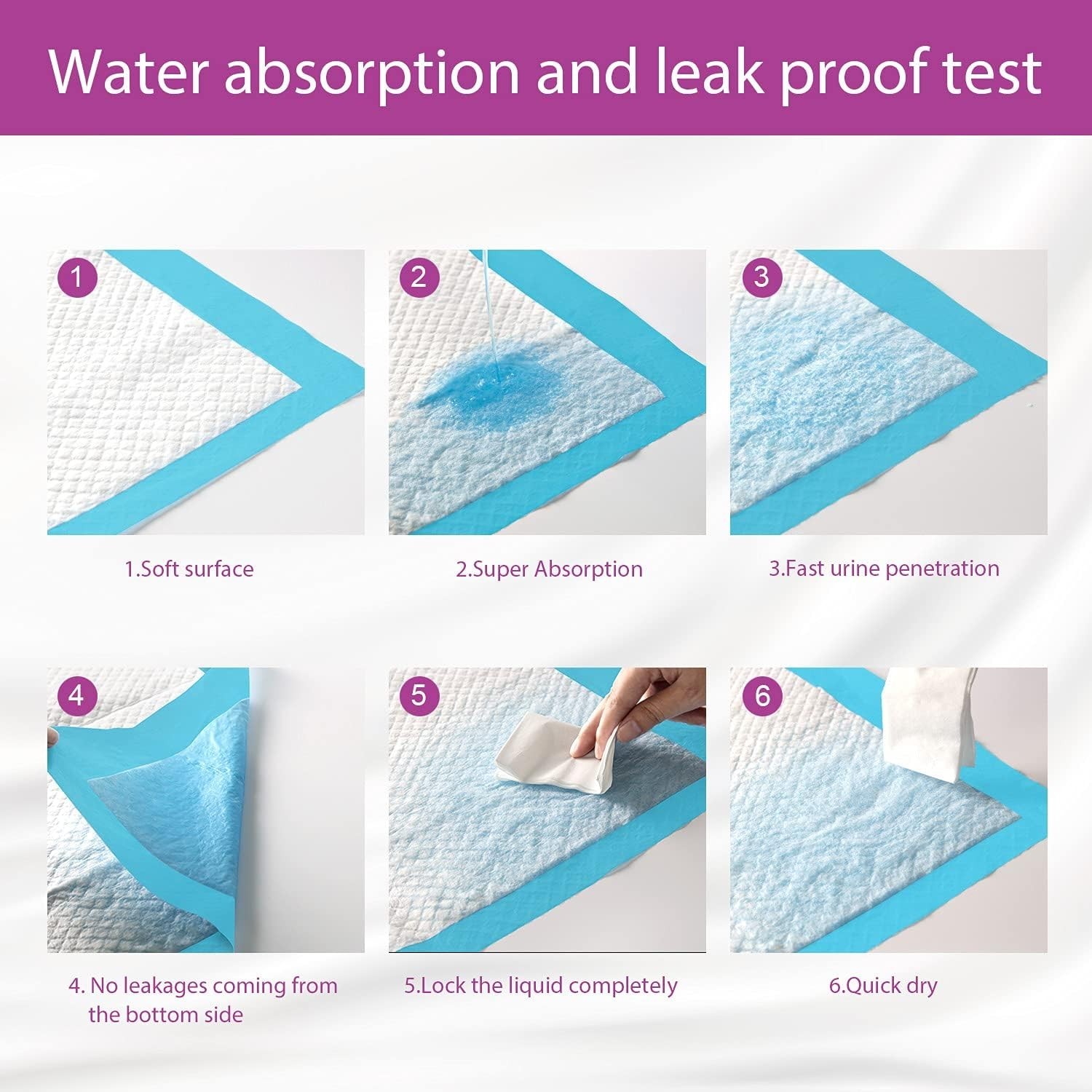 Super Absorbent Dog Training Pads 28″x34″ – Leak-Proof, 30 Count for All Pets