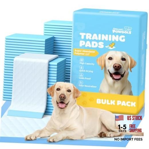 Blue Puppy Pads for Dogs – 34×28 in – 6-Layer – Leak – 100 Packs