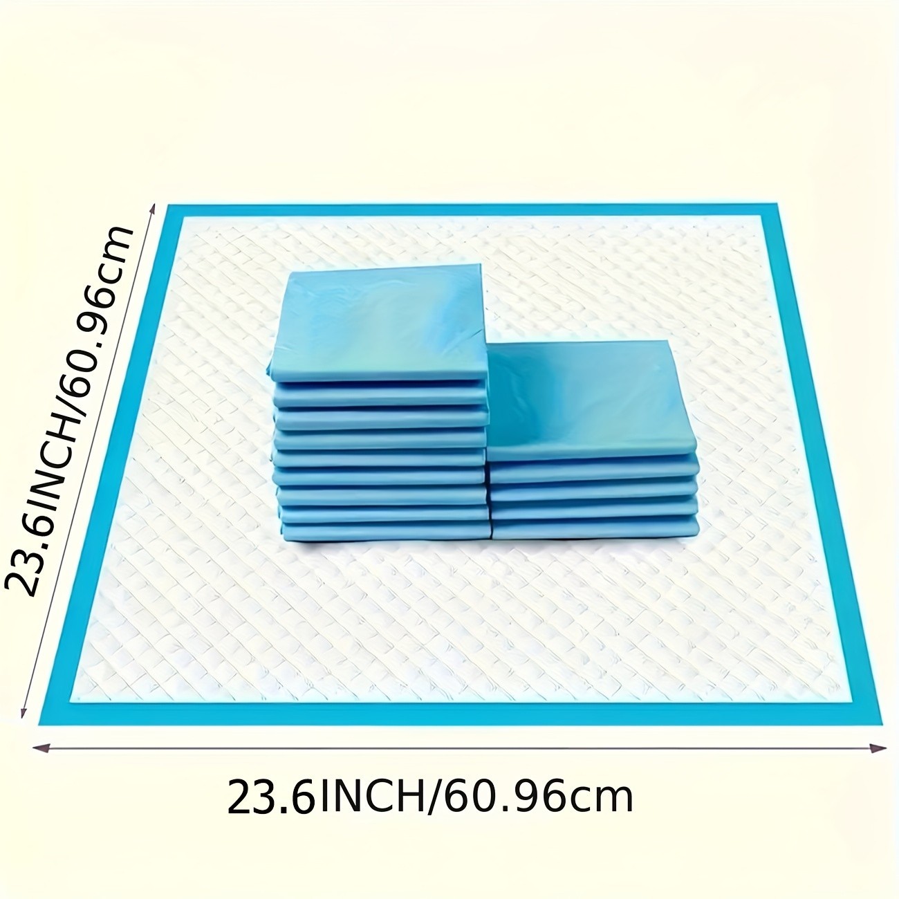 50 Count Large Dog & Cat Puppy Pee Pads – 23.6″x23.6″ Absorbent Potty Training