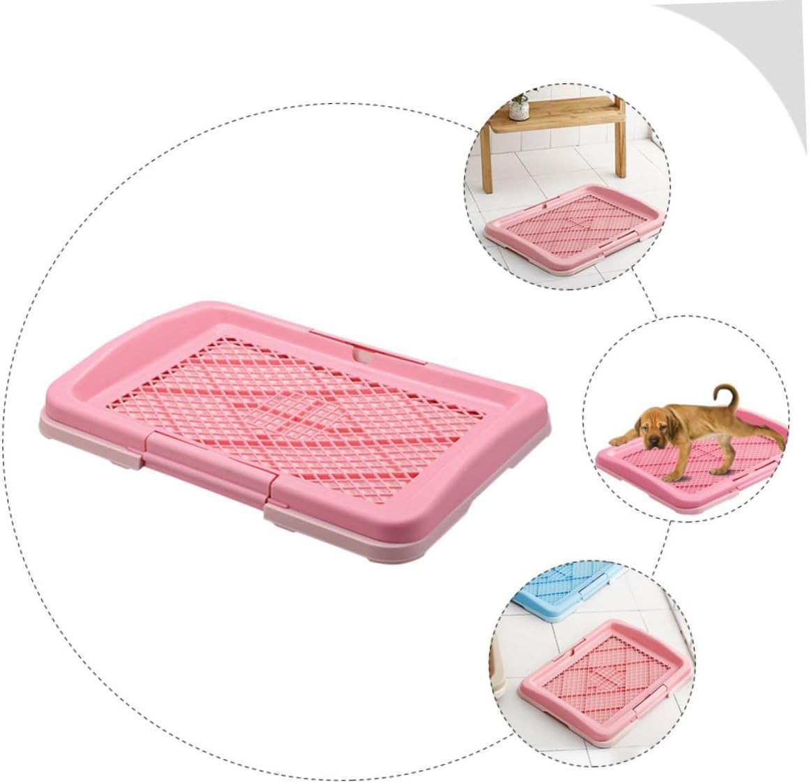 Household Puppy Tray Thickened Dog Training Accessory Easy Pet Supply for Indoor
