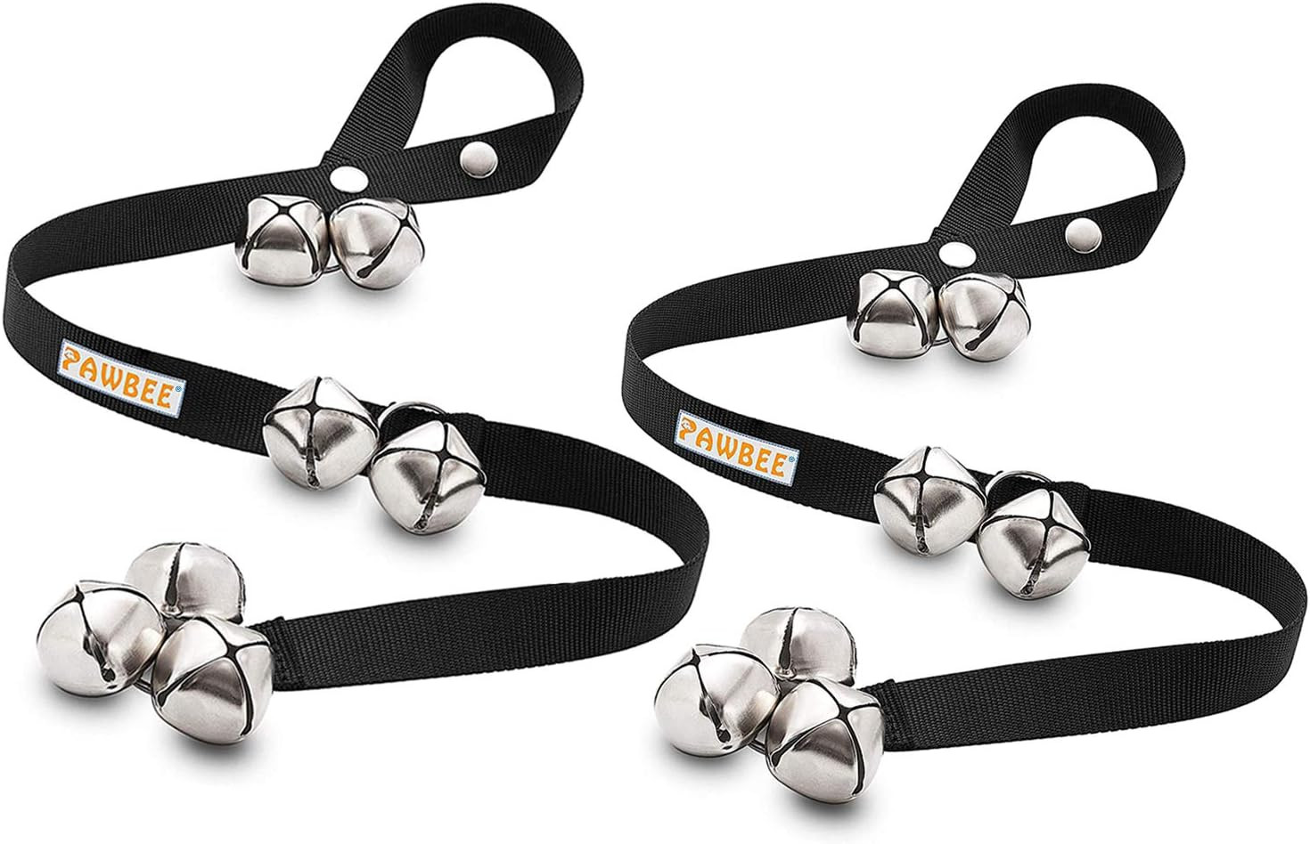 Dog Door Bells for Potty Training, Adjustable, 7 Extra-Loud Potty Jingle Bells f