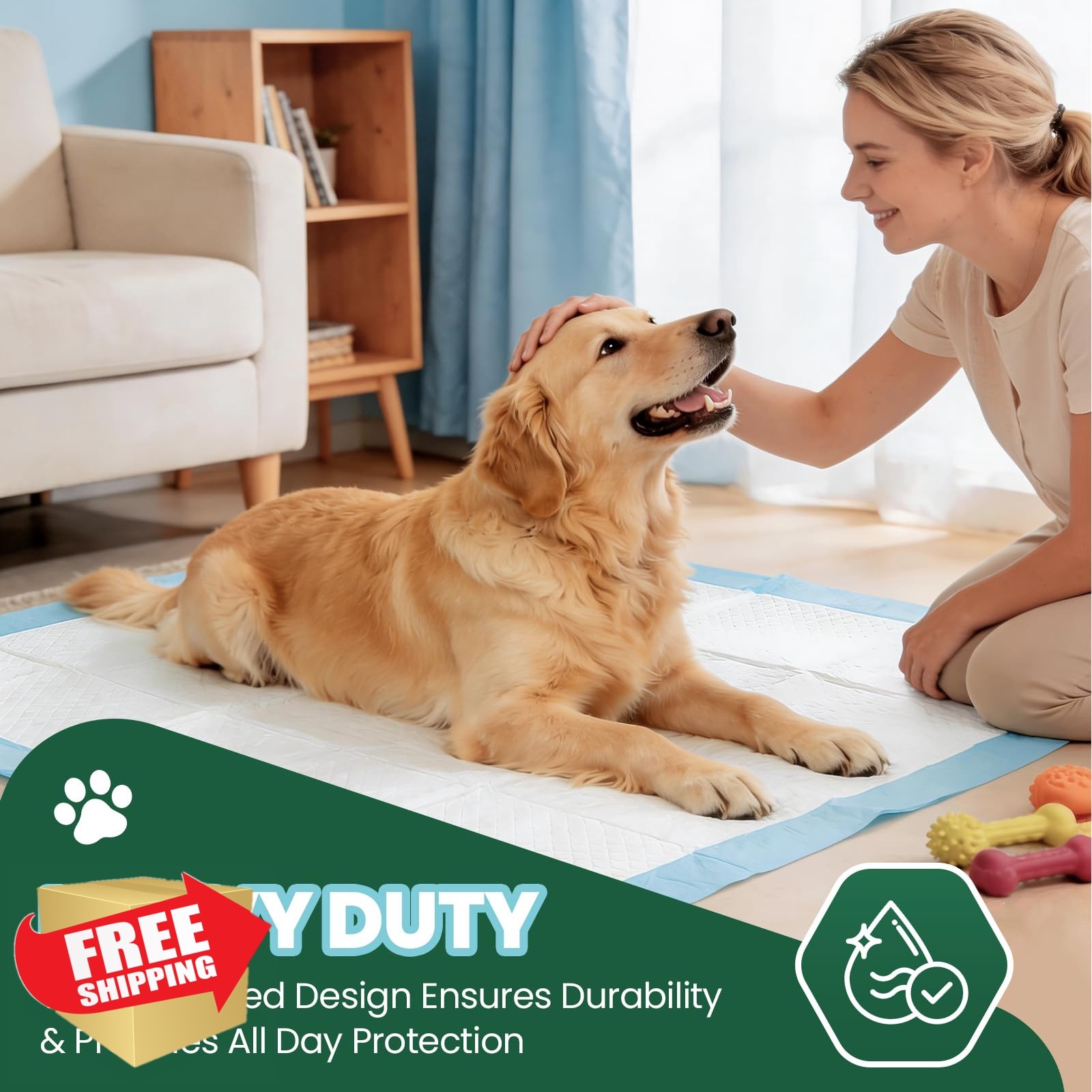 IMMCUTE dog pee pads XXL 50 Ct