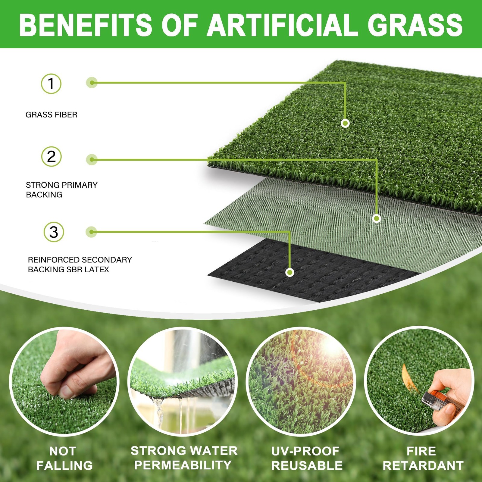 LGR SHINE Dog Grass Pee Pad Large 4x6ft