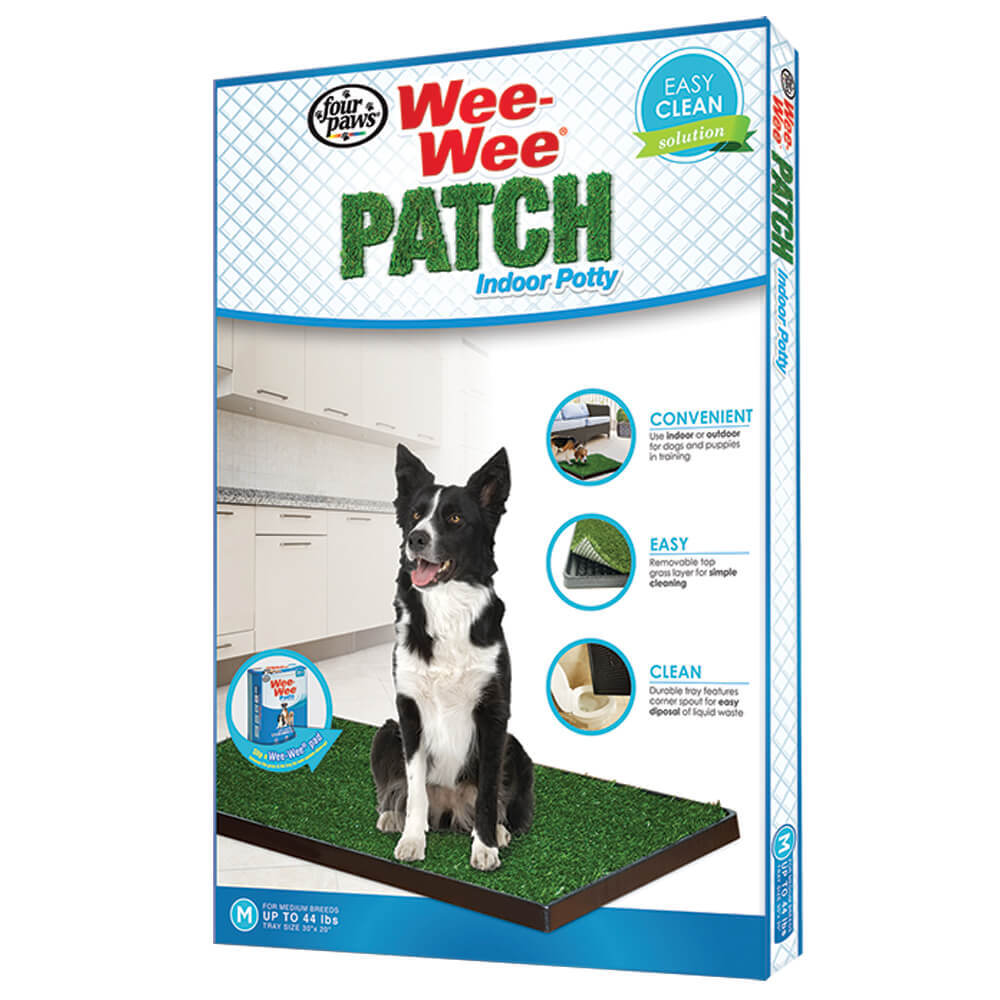 Four Paws Wee-Wee Patch Indoor Potty Medium 30″ x 20″ x 1″ 100203054