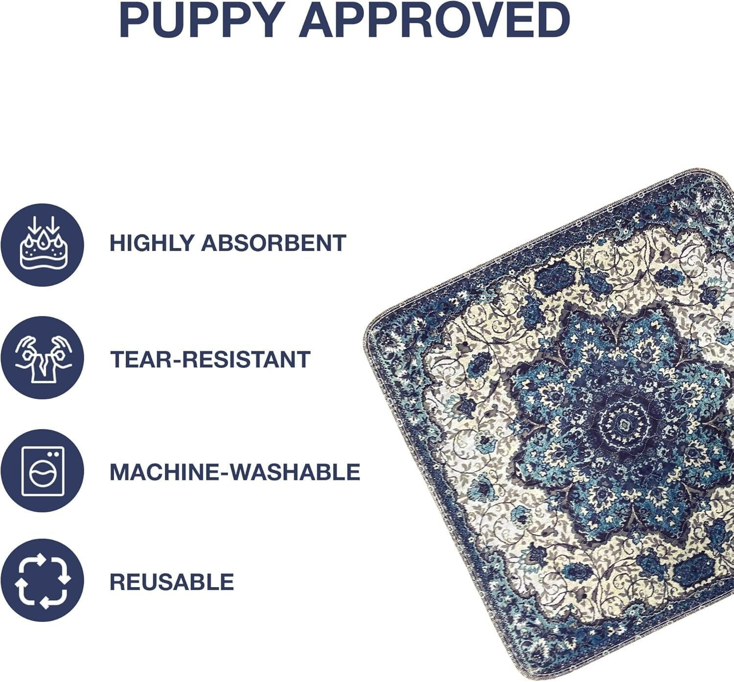 Reusable Dog & Cat Pee Pads – Ultra-Absorbent & Machine Washable for Easy Care