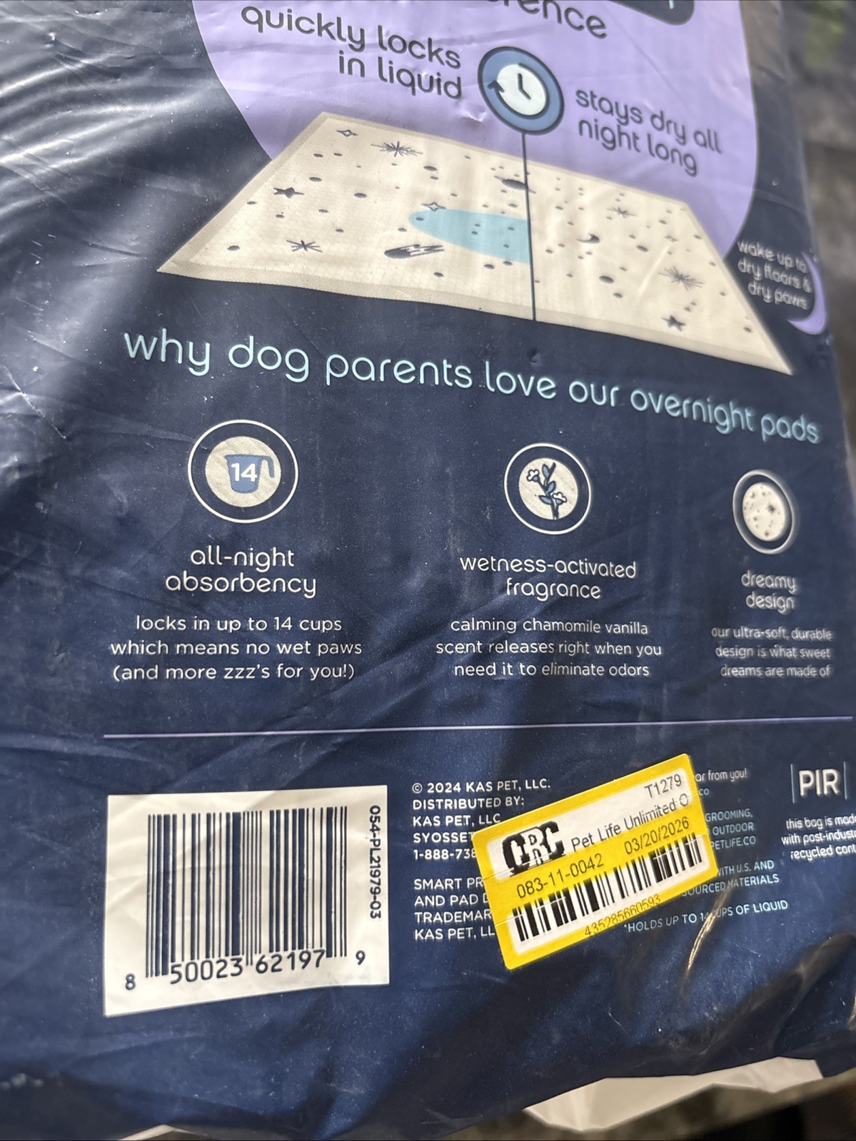 NEW Pet Life Unlimited Dog Pads Smart Prints XXL Overnight 14ct Odor Control
