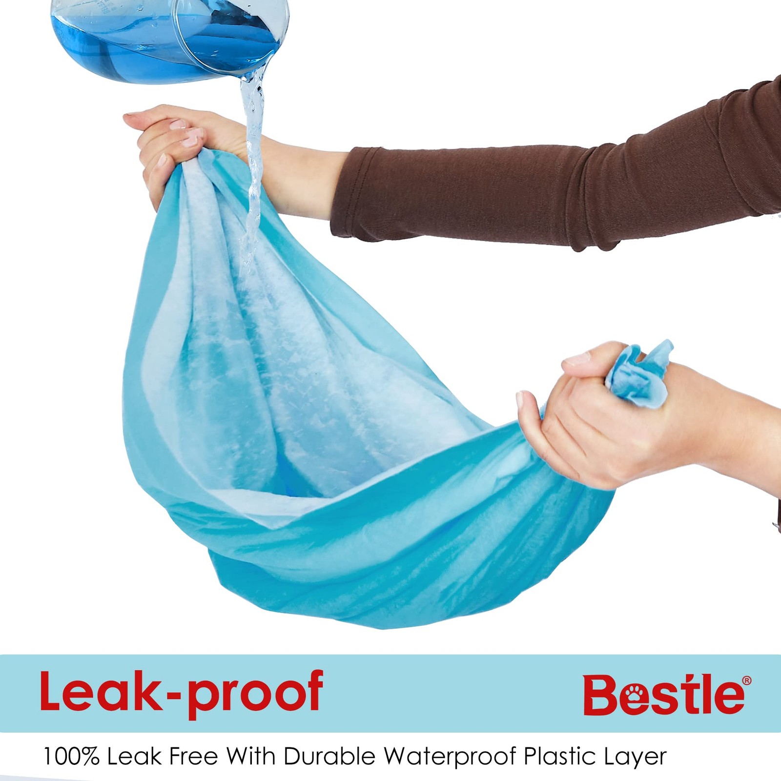 BESTLE Extra Large Pet Training and Puppy Pads Pee Pads for Dogs 28″x34″ 40 C…