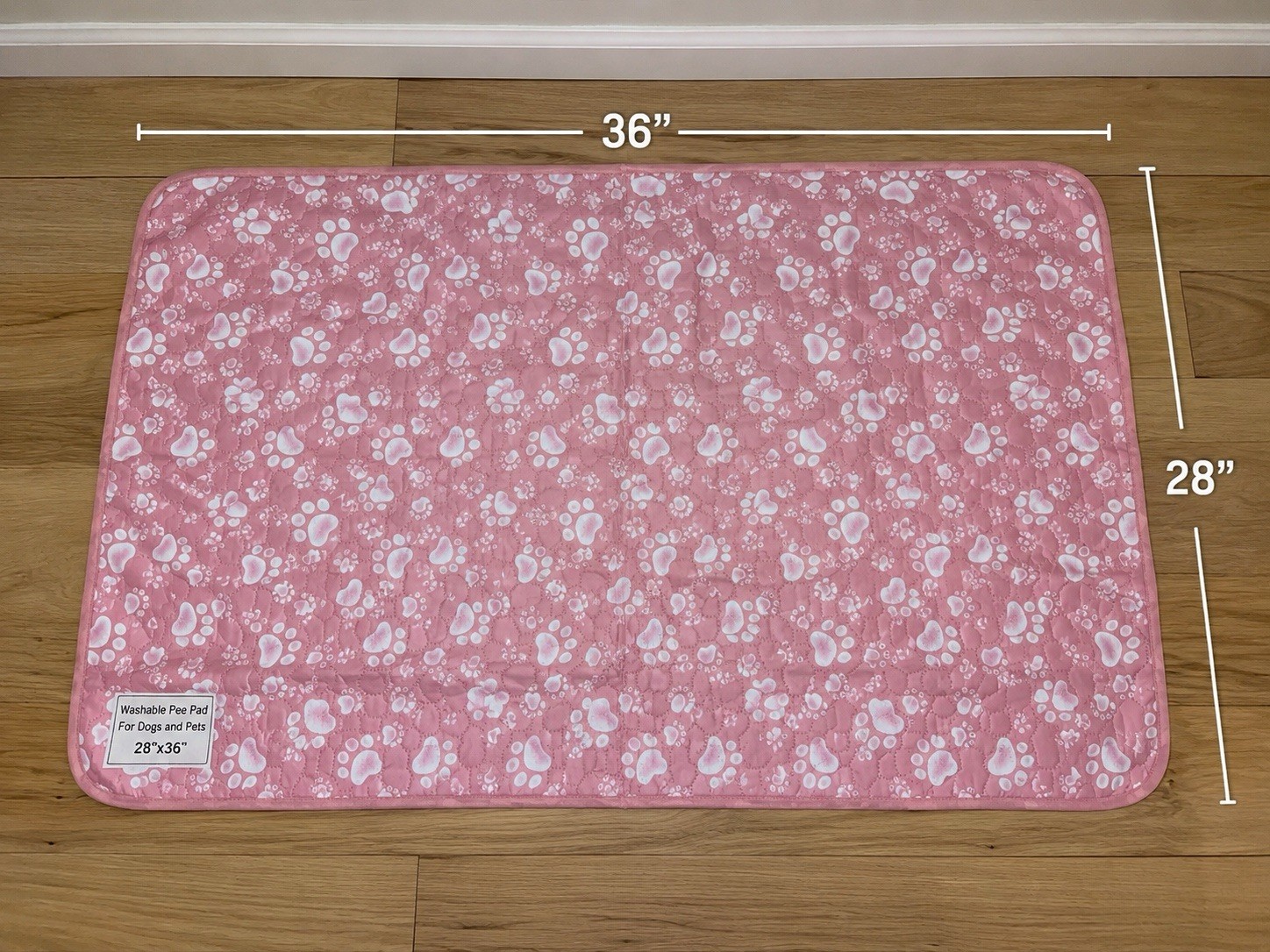 Washable Pee Pads For Dogs 28”x36” 2-Pack Puppy Playpen Indoor Training New