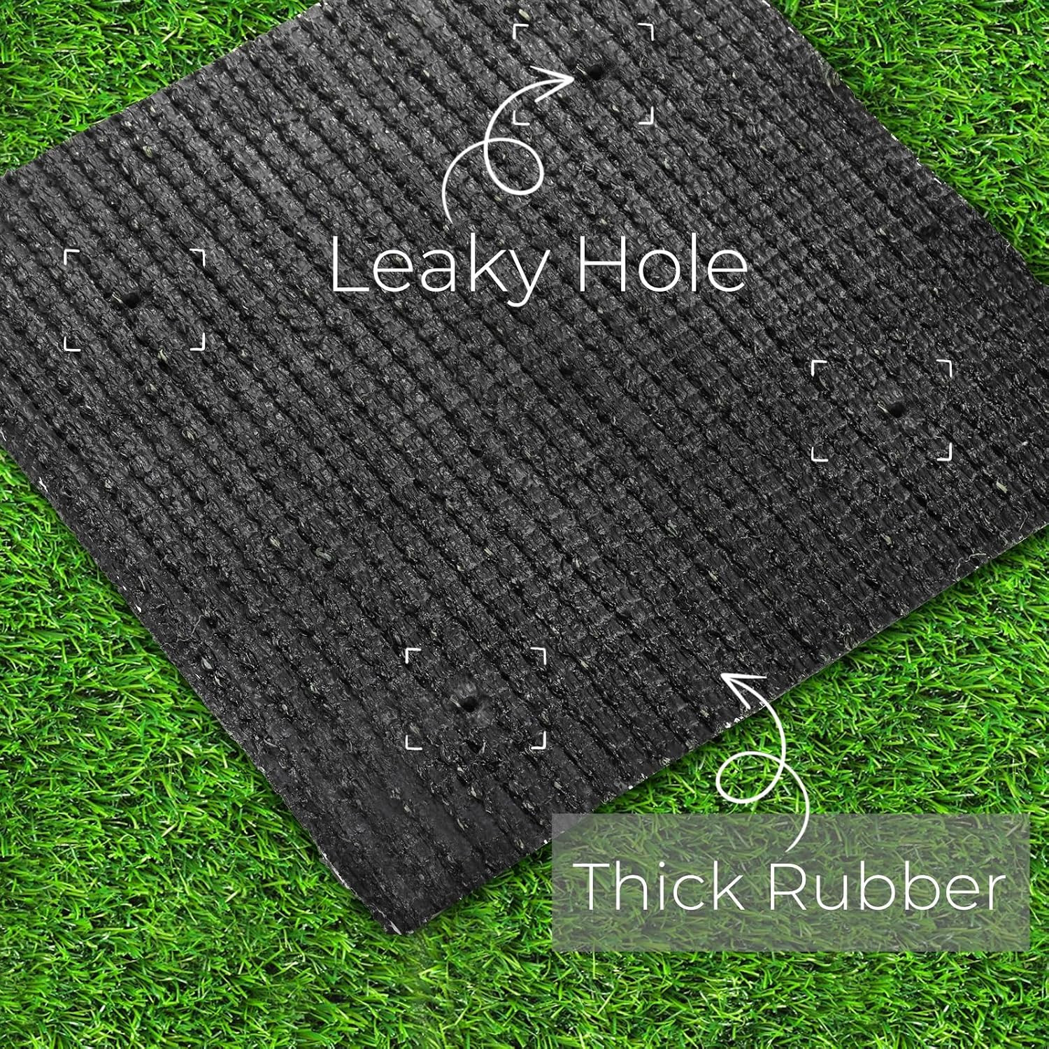 8 Pack Chicken Nesting Pads with Veggie Feeder, 12X12 Washable Artificial Grass
