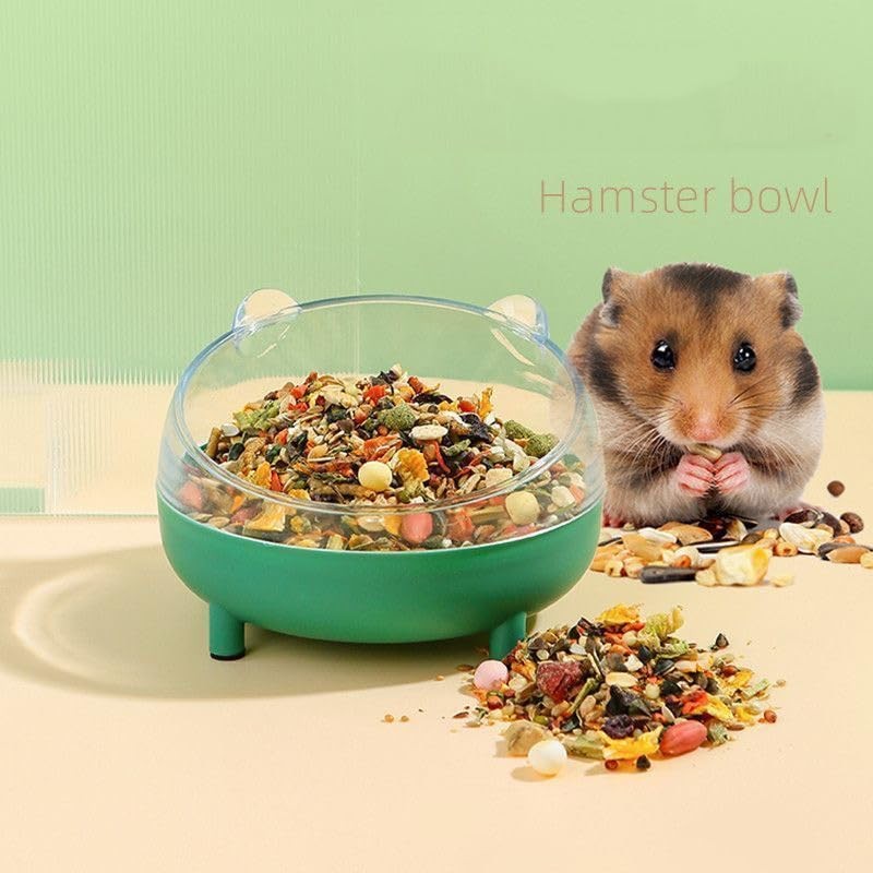 Meow&Woof Hamster Sand Bath Container, Large Sandbox Toilet Gerbil Dark Green