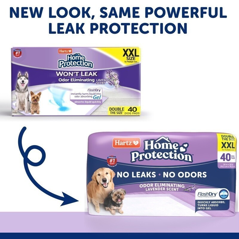 Odor Eliminating Lavender Dog Pads XXL Absorbent Disposable Leak Proof 40ct New