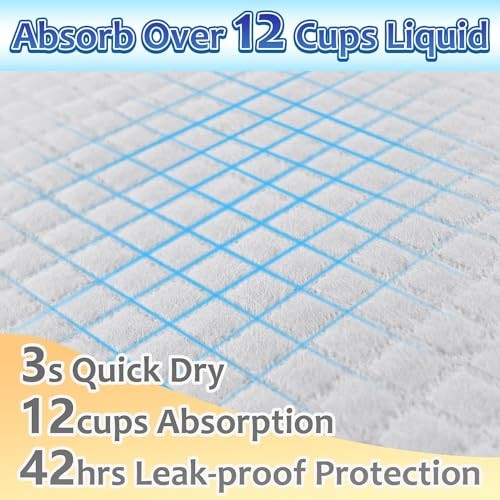 Dogcator Extra Large Dog Pee Pads 30×36 Inch 30 Count Heavy Absorbent Puppy Pads