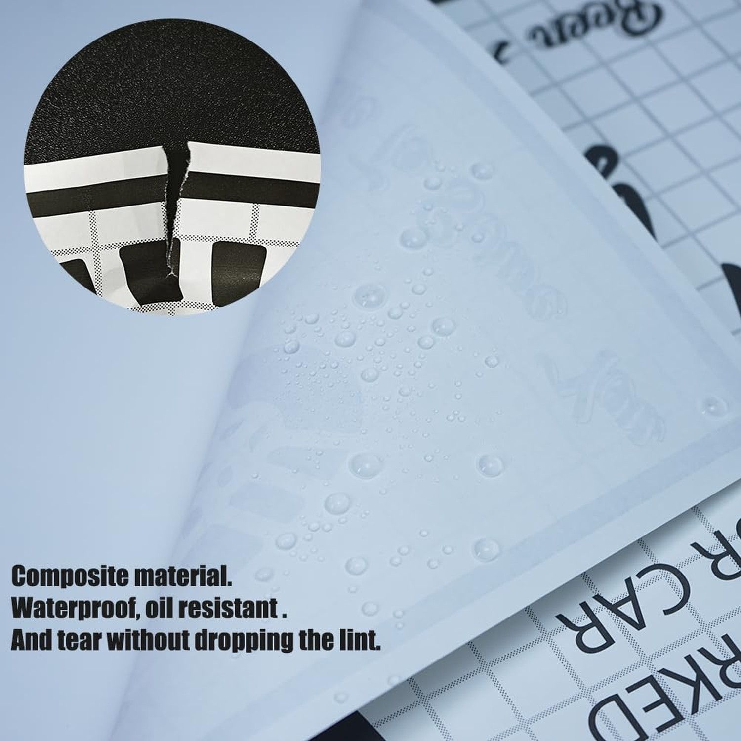 100pcs Car Paper Floor Mats, 16×20 Inch White Disposable Vehicle Floor Pads