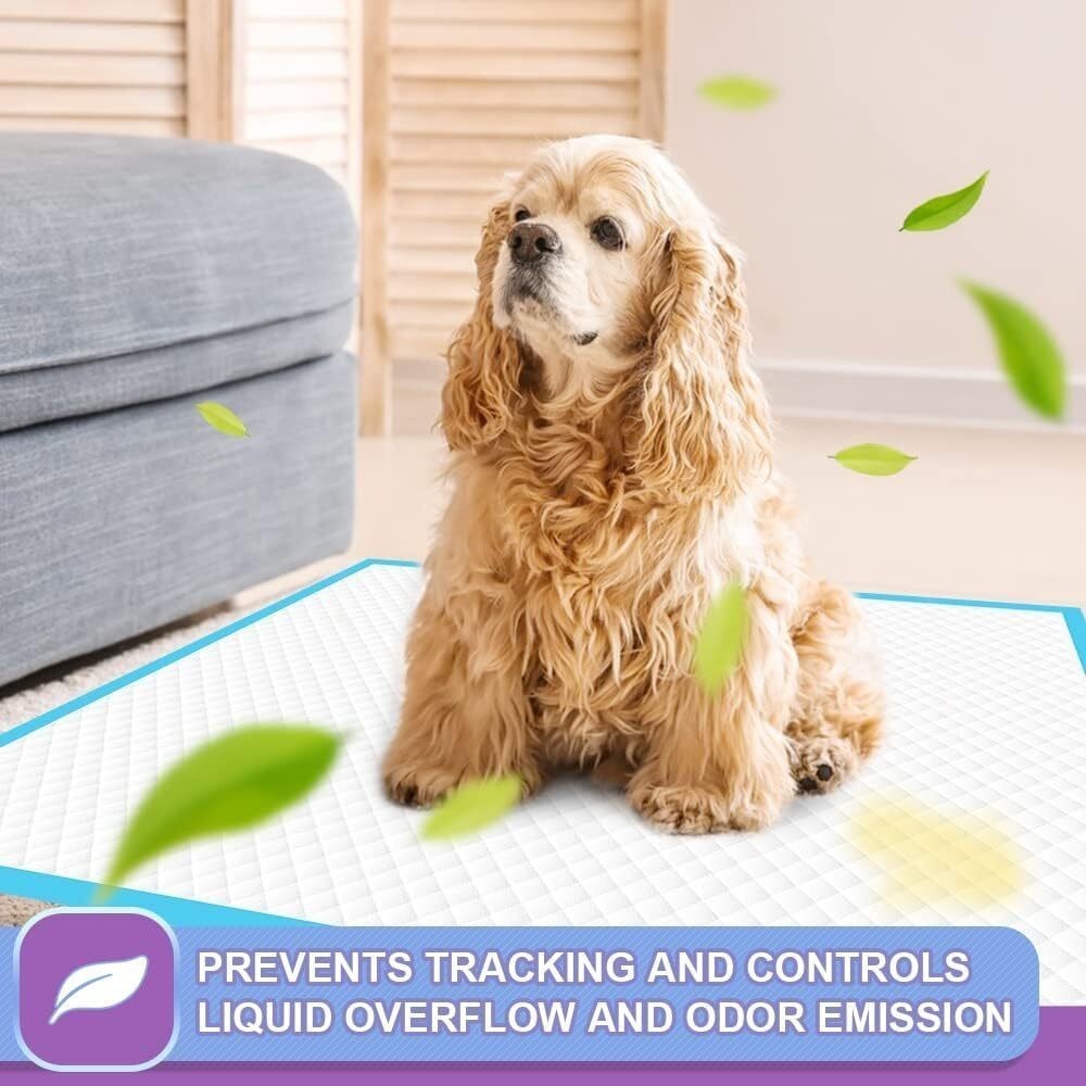 Puppy Pee Pads 22″x23″ 150 Count Dog Pee Training Pads Super Absorbent Leakproof