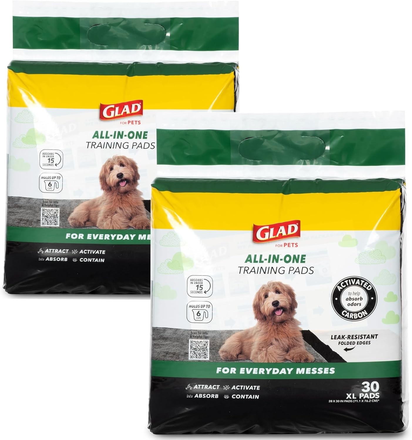 Jumbo 28″ x 30″ Charcoal Dog Training Pads – 50 Pack, Perfect for Multiple Pets