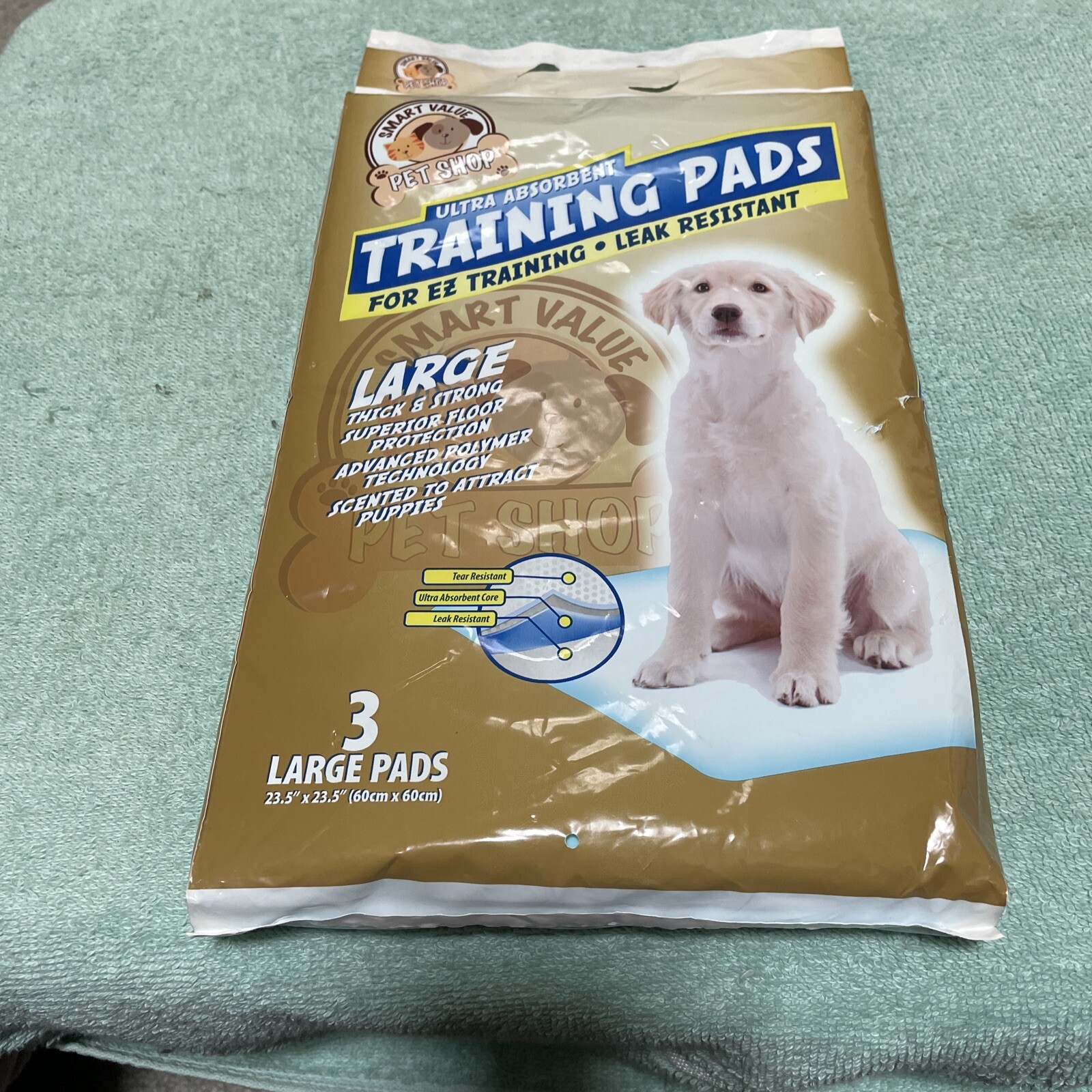 Smart Value Pet Shop Ultra Absorbent Training Pads Size Large New In Package