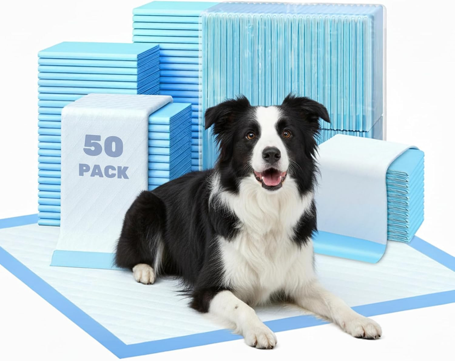 Super Absorbent Waterproof Dog and Puppy Pet Training Pad, Housebreaking Pet Pad