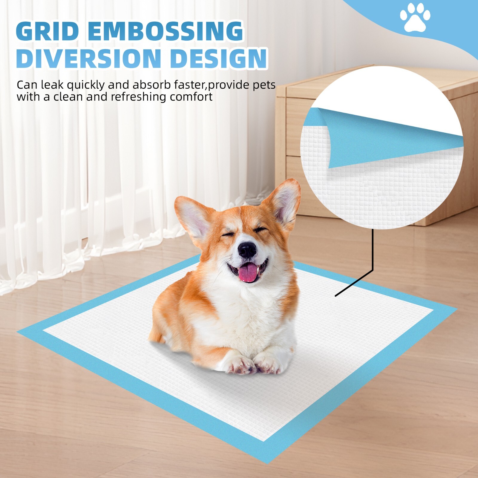 22″ x 22″ Puppy Training Pads in Bag, 100-Count