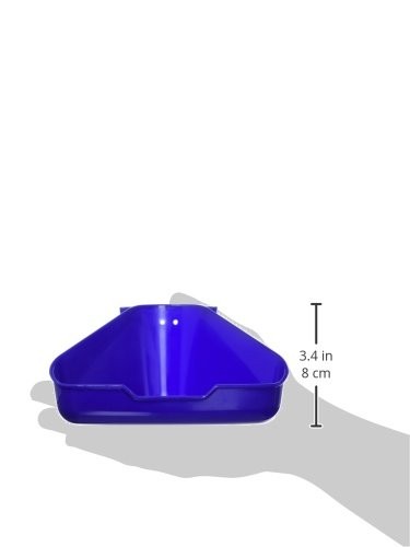 Ware Manufacturing Corner Litter Pan for Critters Assorted Colors 1, Green