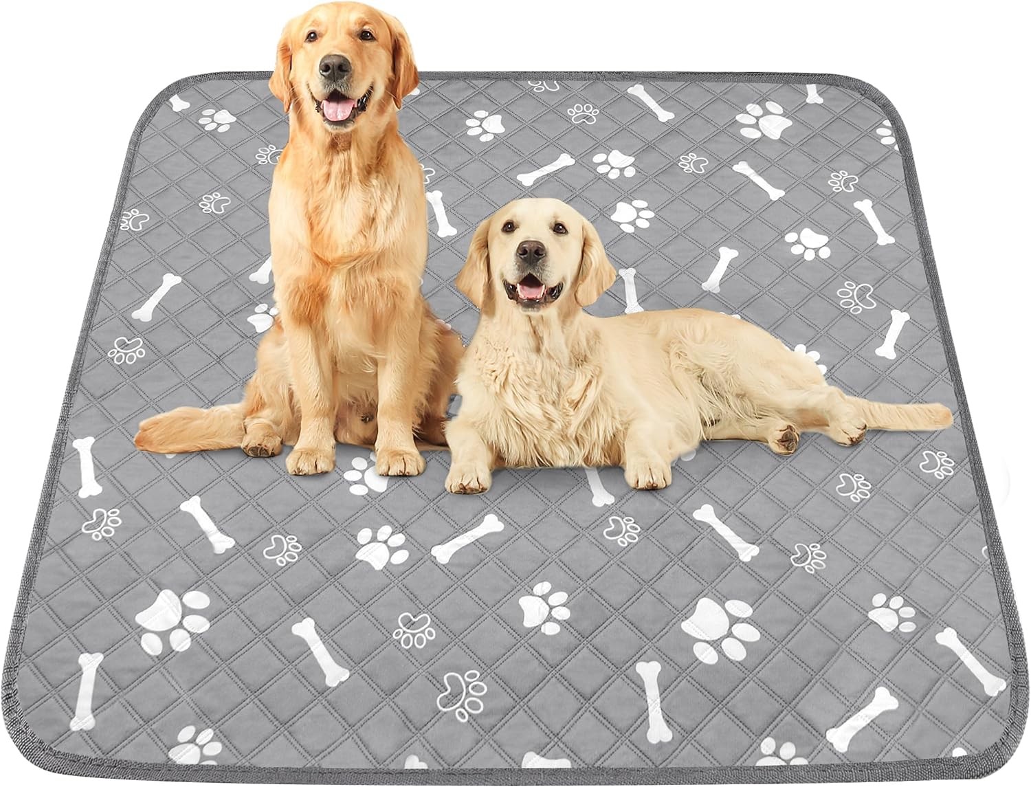 2 Pack Washable Dog Pee Pads 18×24 Reusable Puppy Training Pads Waterproof
