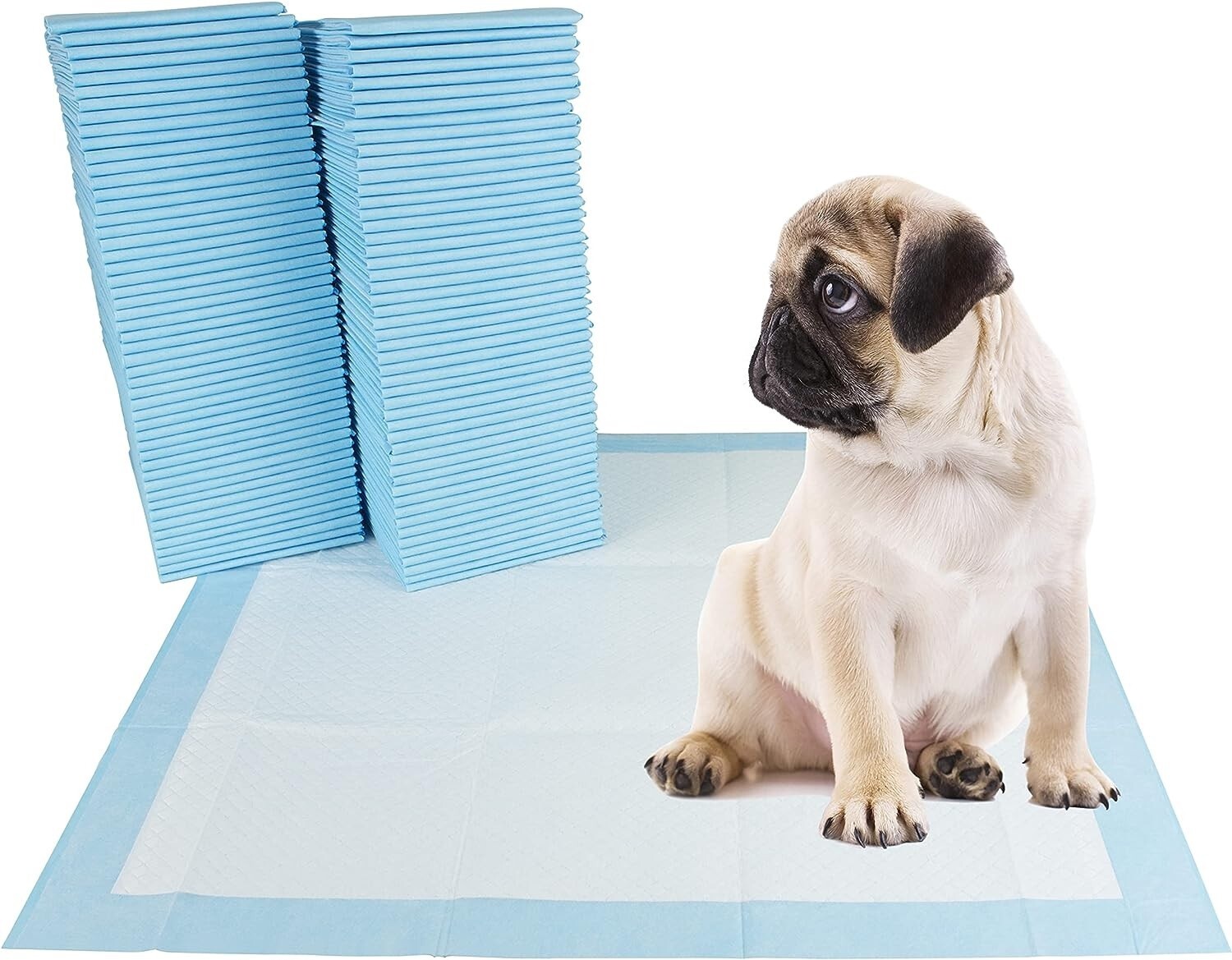Raining Pads for Dogs Puppy Pads, Pee Pads, Quick Absorb, 24″ x 24″ 40 pieces