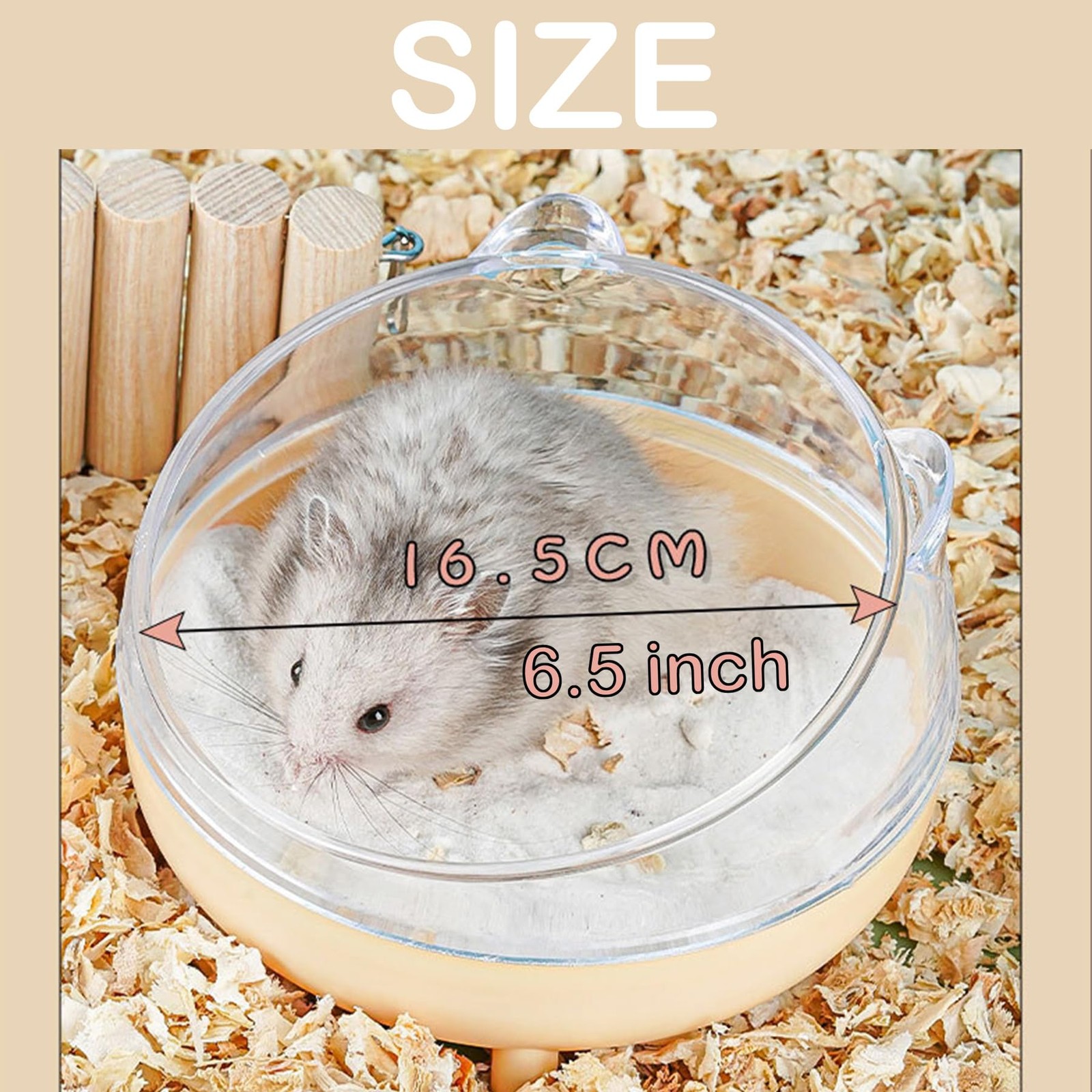 Meow&Woof Hamster Sand Bath Container, Large Sandbox Toilet Gerbil Dark Green