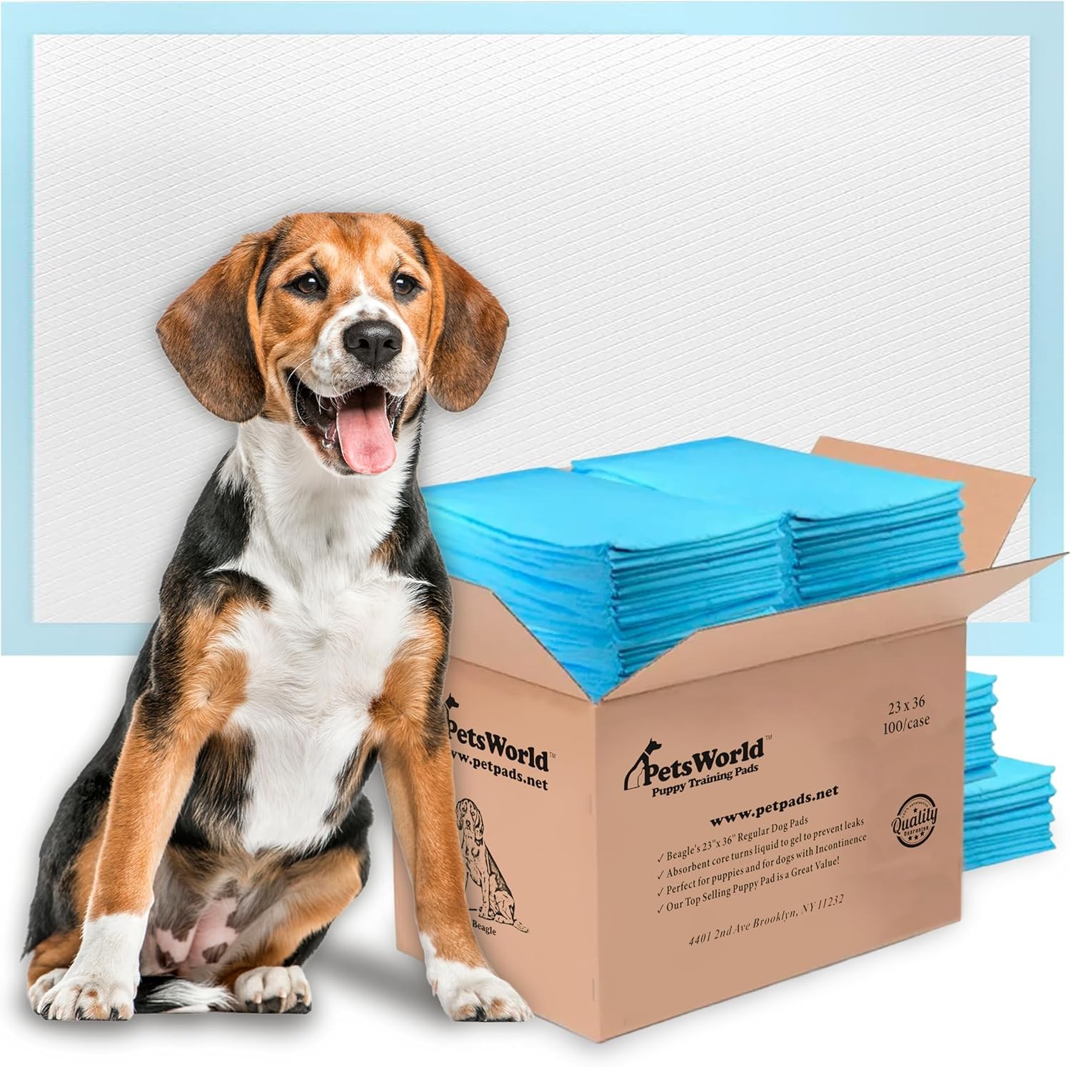 Puppy Pads 23×36 Inch 100 Count – Puppy Pee Pads for Dogs Tear Resistant