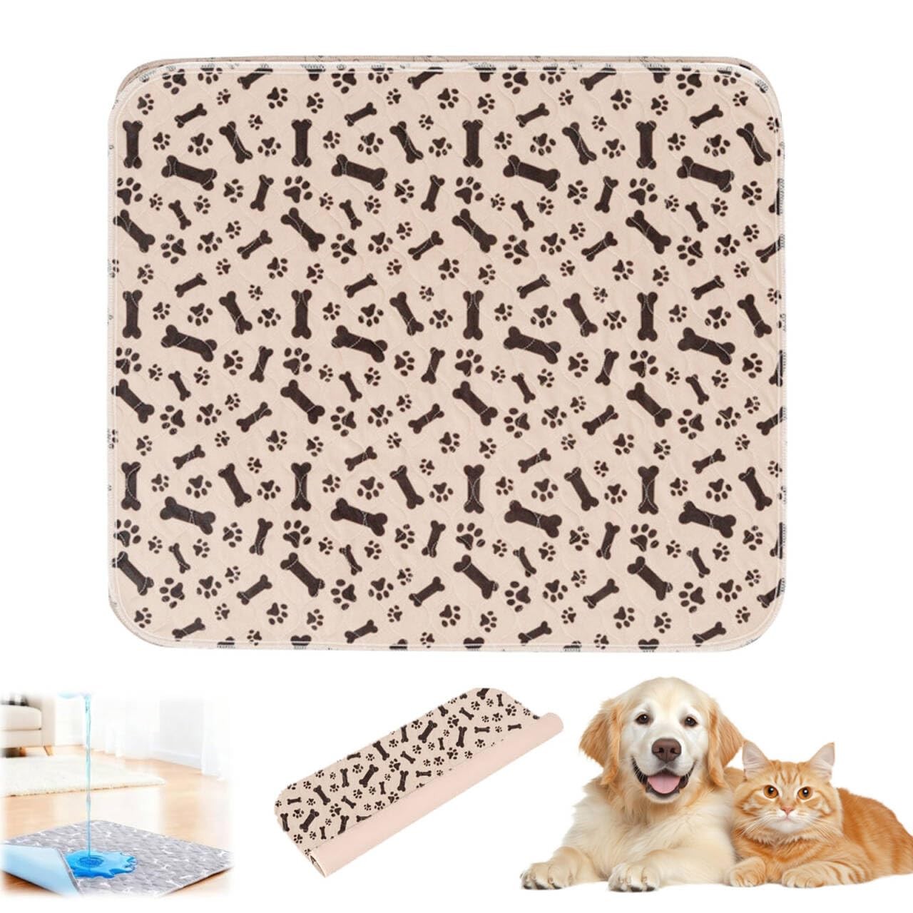 Puppy Pads with Pheromones,Washable Puppy Pee Pads for Dogs,Reusable Puppy Pa…