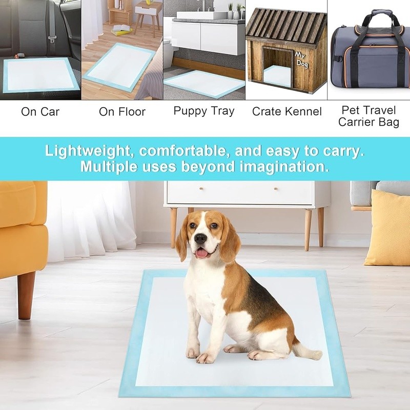 Extra Large Dog Pee Pads Super Absorbent Leak Proof Pet Training Mat 60 Count US