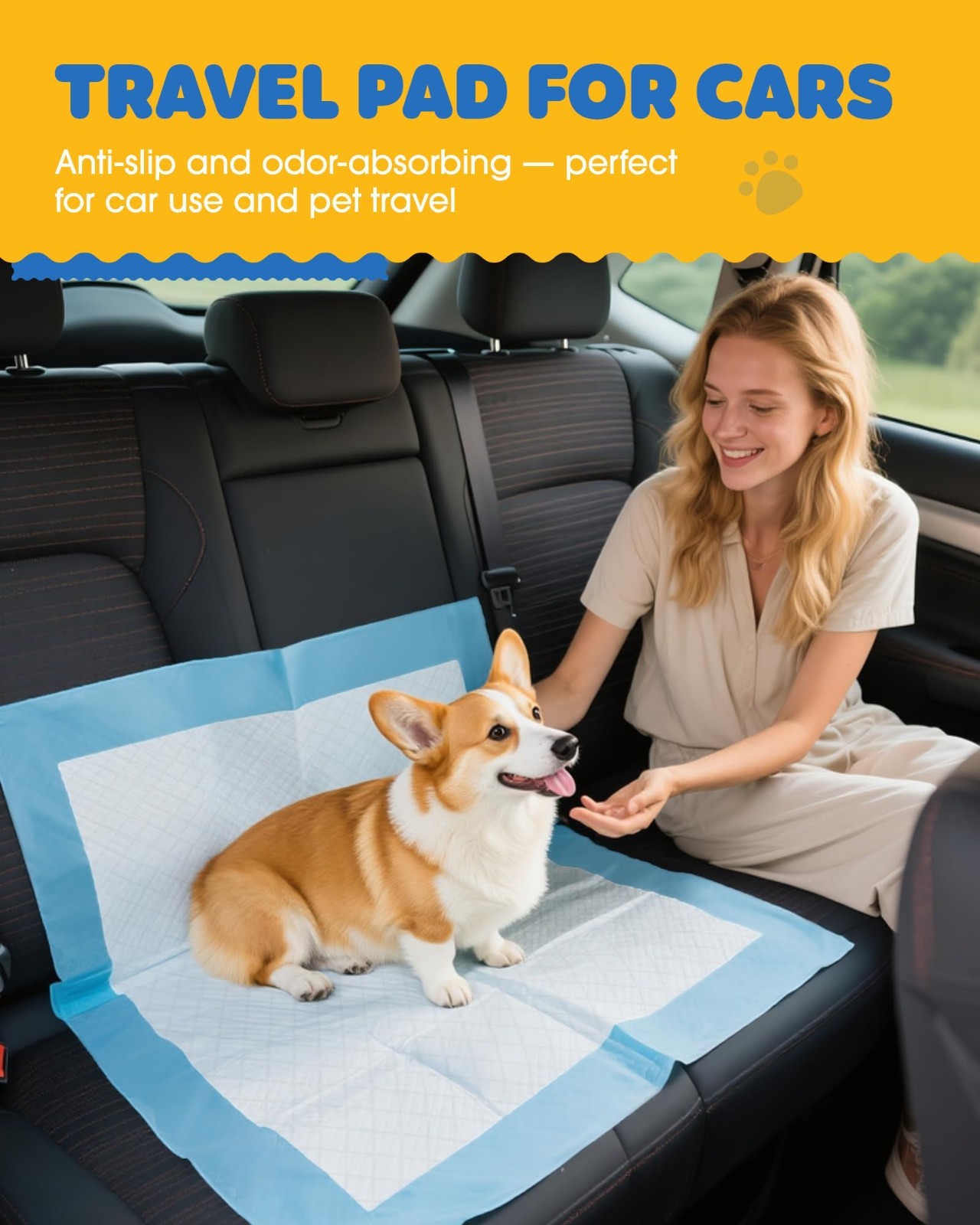 XX-Large Puppy Pads 75-Pack – 38″x28″ Leak-Proof Quick-Dry Dog Training Pads