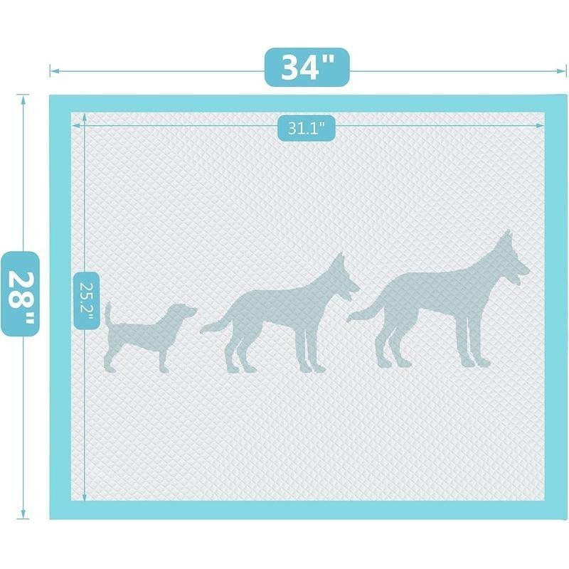 Extra Large Dog Training Pads 40 Count Super Absorbent Leak Proof Pee Pads New