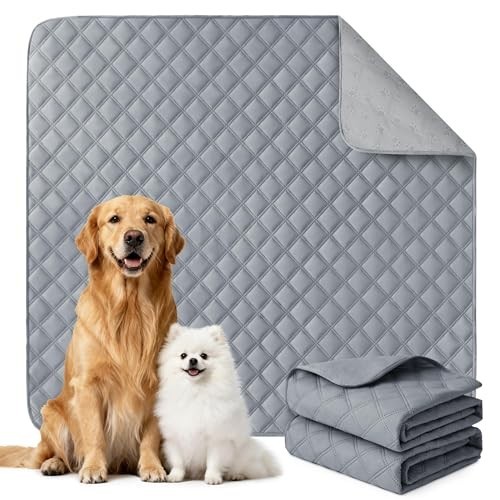 Reusable Washable Pee Pads for Dogs Large/Extra Large 36” X 41” 2 Pack, Absorb