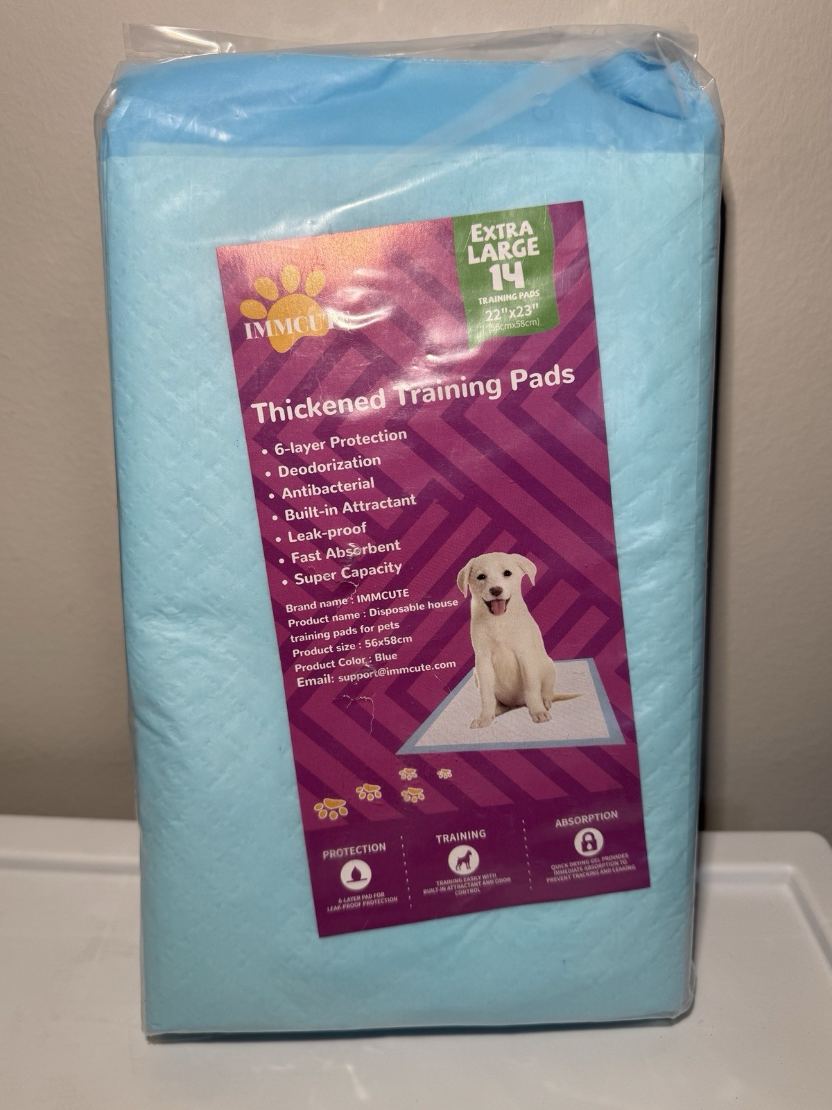 Thickened Training Pads for Dogs Puppy Pets Deodorized Antibacterial XL 14 count