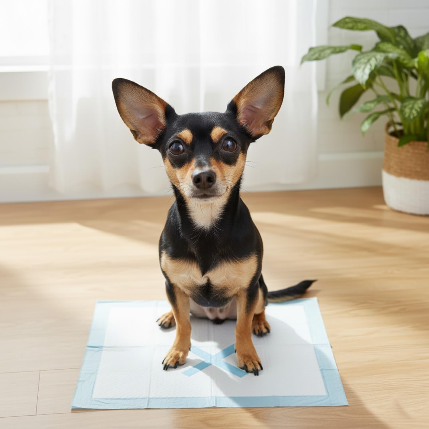 X Marks The Extra Absorbent Puppy Pads with Adhesive Strips & Pheromones – At…