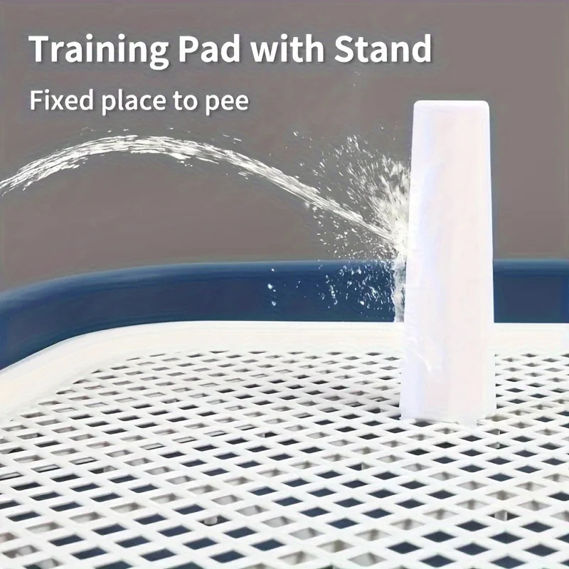 Dog Potty Training Toilet, Plastic Dog Pee Pad Holder With Removable Net
