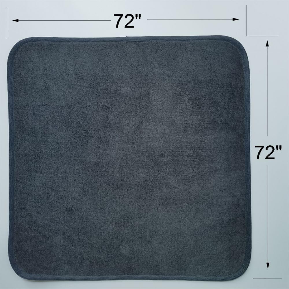 Dog Pee Pad 72×72 in Washable, Waterproof, Non Slip Pet Pad for Training