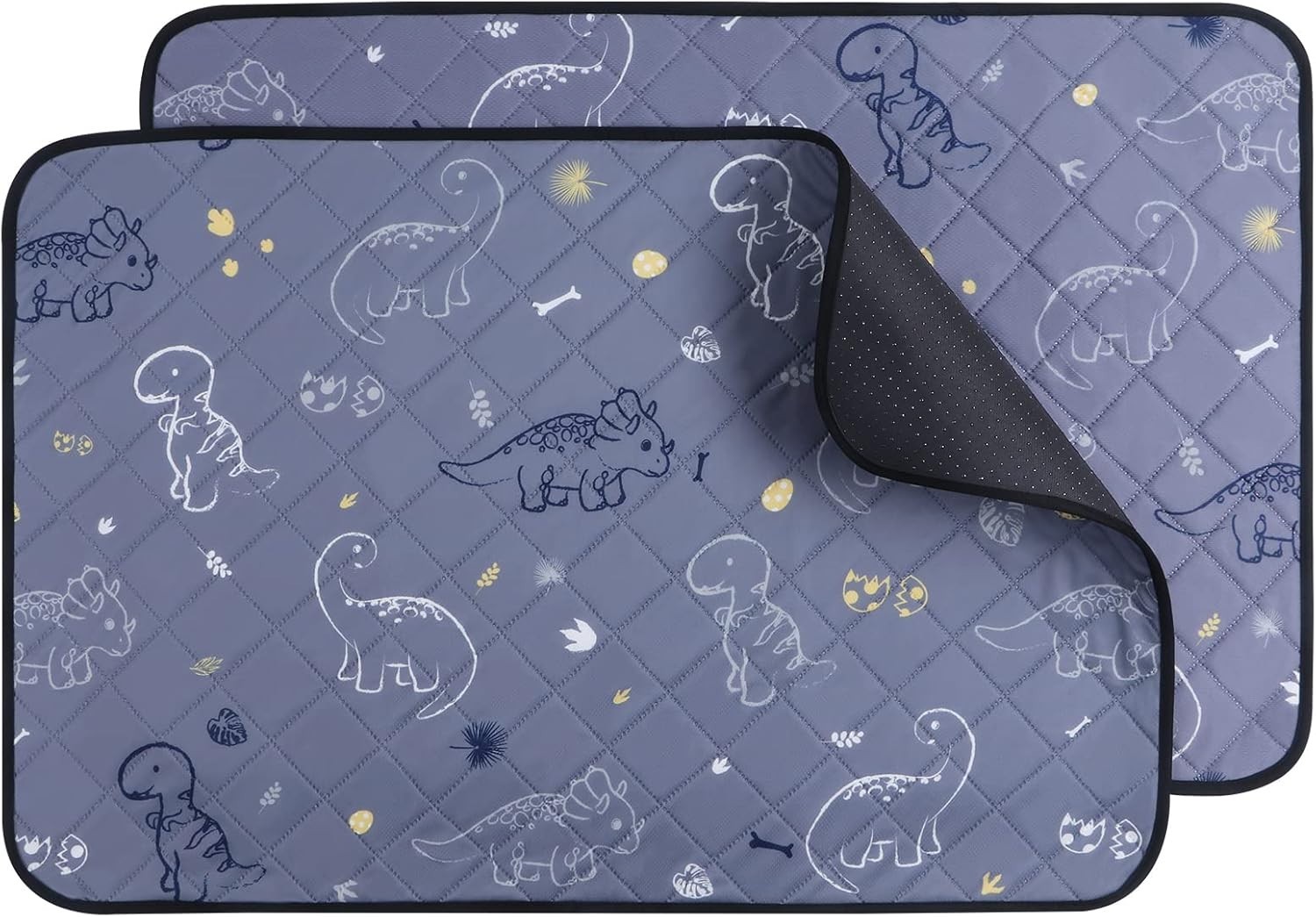 Reusable Puppy Potty Training Pads – Fast Absorbent & Stylish Dinosaur Pattern