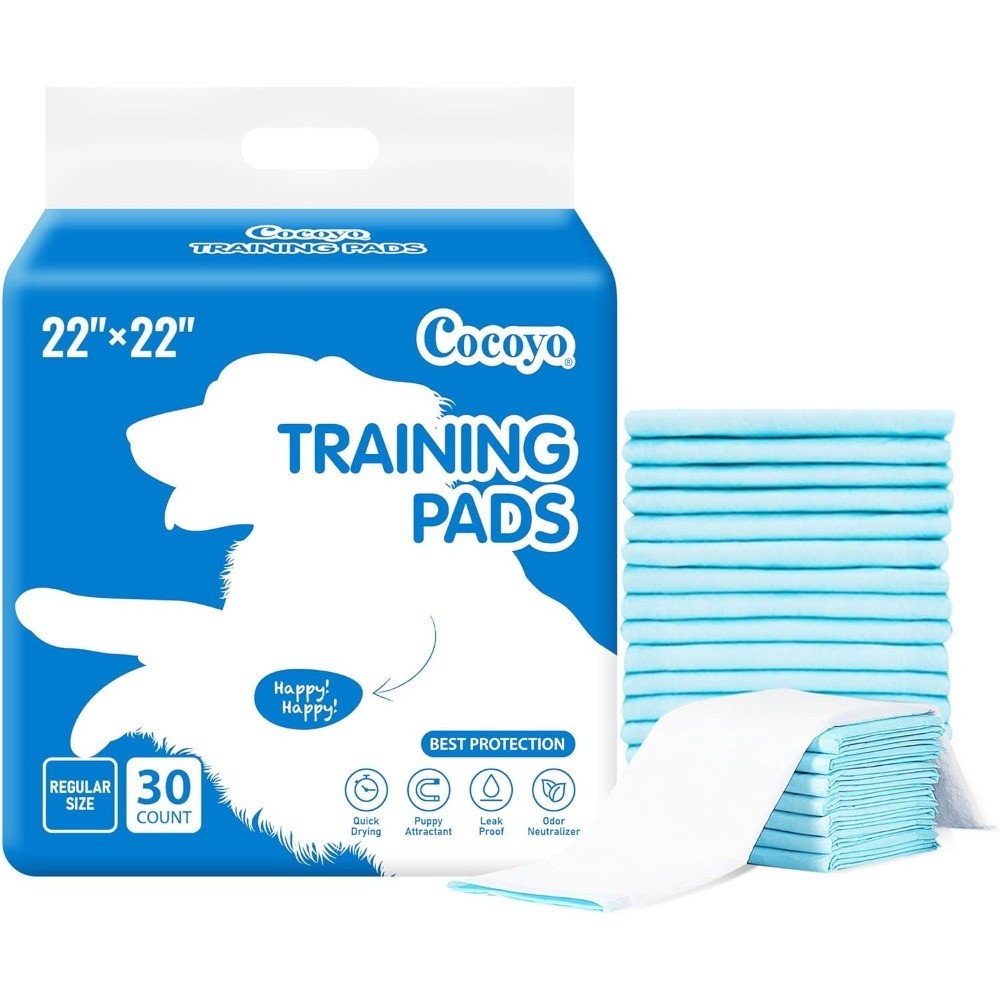 Super Absorbent Puppy Training Pads 30 Count Dog Potty Pads for Indoor Use