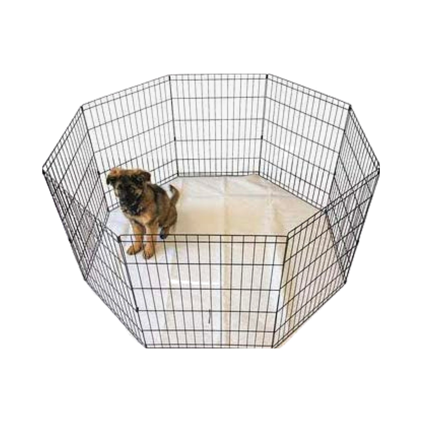 Midlee Reusable Octagon Playpen Dog Pee Pad-64″ x 64″ Set of 2