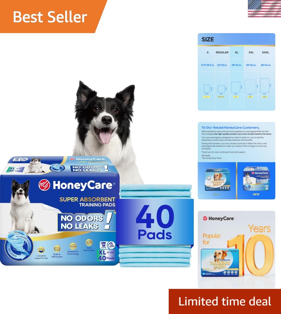 All-Absorb, X-Large 28″ x 34″, 40 Count, Dog and Puppy Training Pads, Ultra A…
