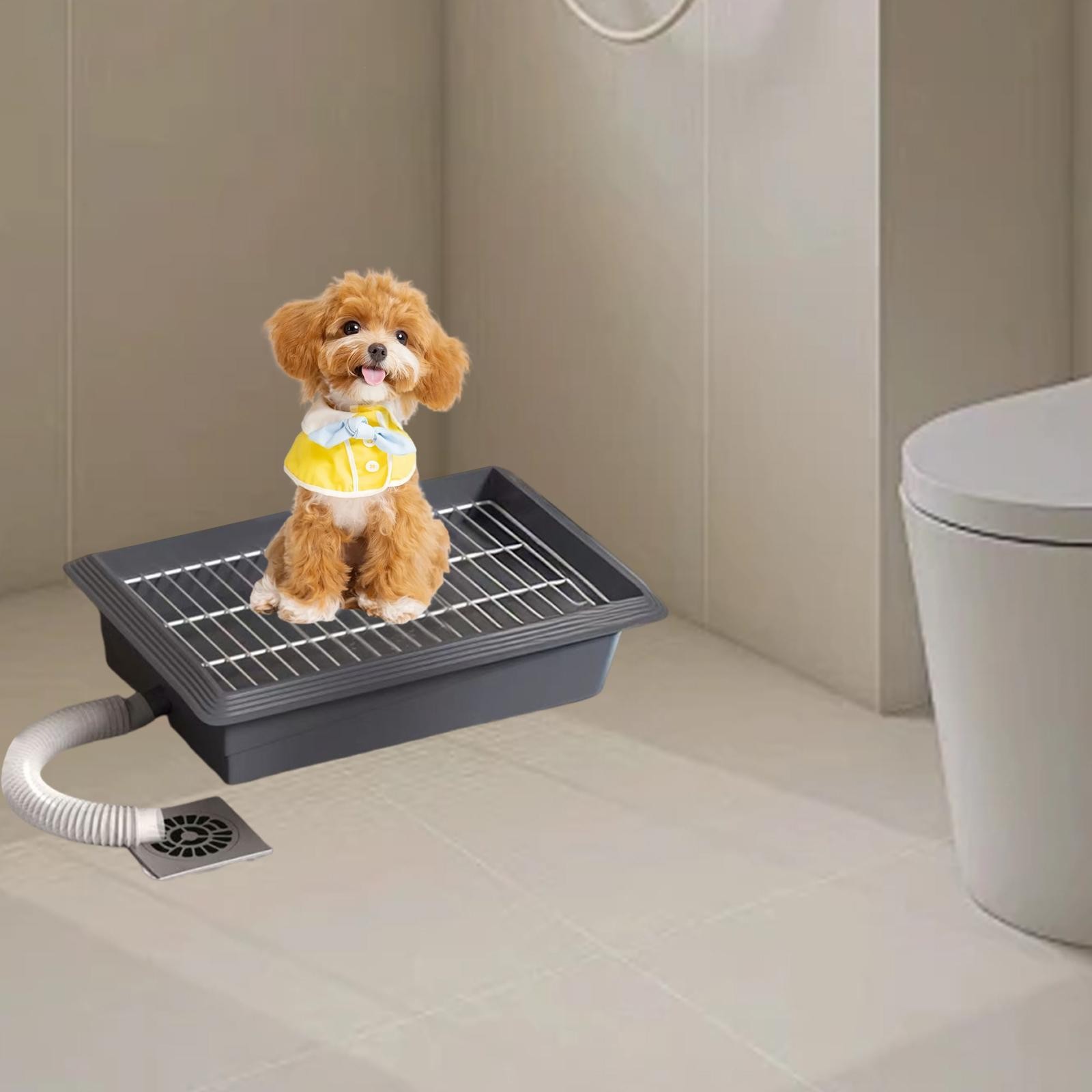 Pet Dog Toilet Sturdy Detachable Dog Potty Tray for Small Medium Large Dogs