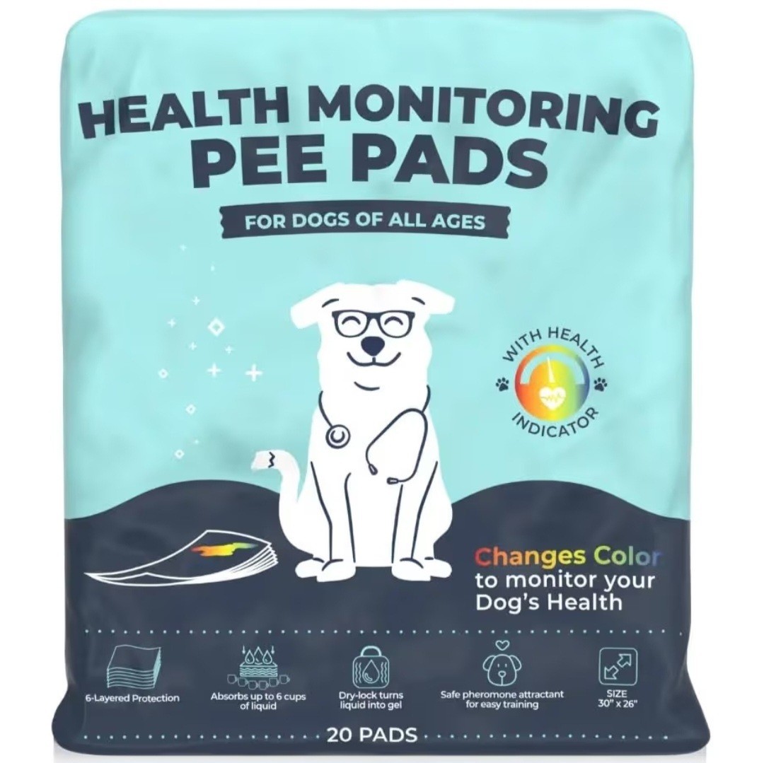 Genius Litter Training Pad Health Indicator 6-Layered Absorbent Gel Pheromone