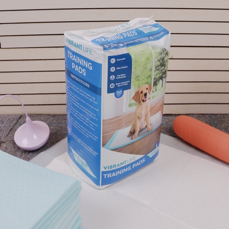 Large Dog Training Pads 22×22 50 Count Absorbent Potty Pads Odor Control New