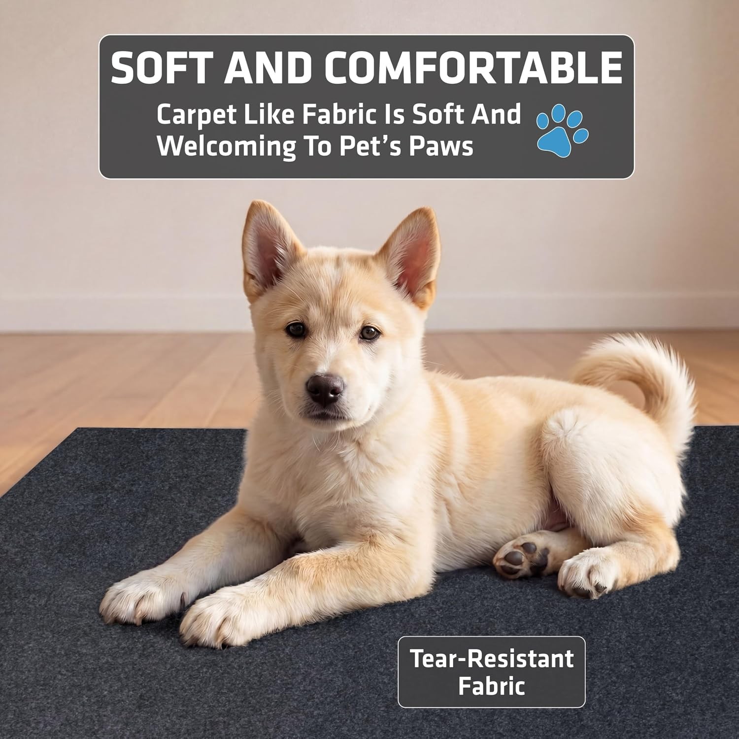 Drymate 2-Pack Washable Pee Pads for Dogs (29×36), Waterproof, Absorbent, Slip-R