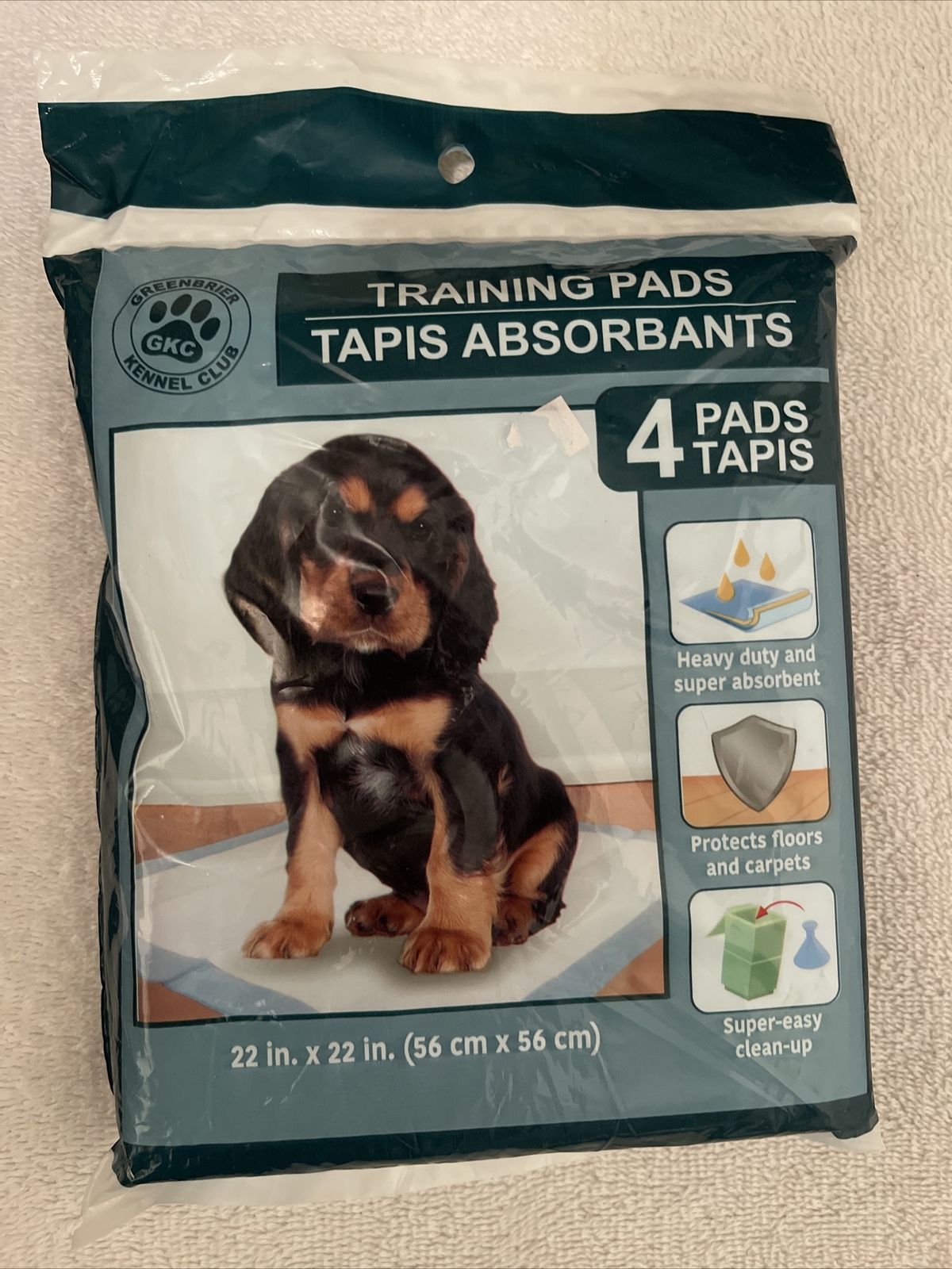 Puppy Training Pads 22″ x 22″ Heavy Duty Super Absorbent , New