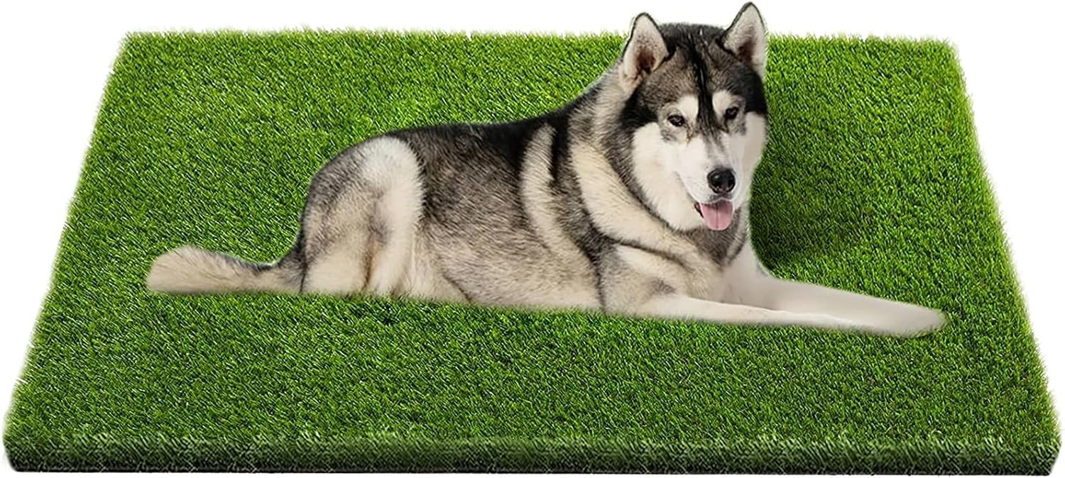 Artificial Grass, 47.3″x31.5″ Professional Dog Grass Mat, Potty Training Rug …
