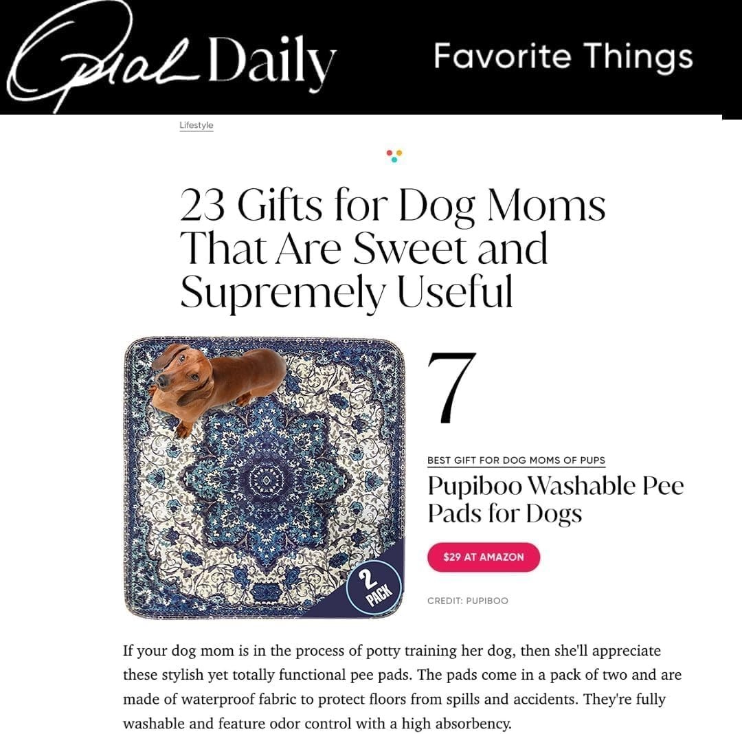 Durable & Absorbent Pet Pee Pads – Blue Medallion